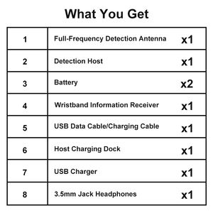 Detector de Drones Portátil y Sistema de Detección de Drones, Controlado por Reloj Inteligente, Alcance de 1.5 km, Sistema de Alarma, Radar de Drones con 2 Baterías - Product Image 2
