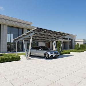 Elegante Kit de Montaje para Carport Solar, Estructura de Aluminio para Carport Solar, Toldo para Paneles Solares con Marco Resistente - Product Image 1