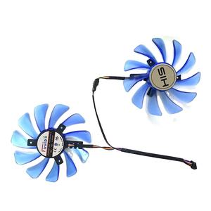พัดลม FDC10H12S9-C 95มม. 4PIN 12V RX 580พัดลมเย็นสำหรับ <span class=keywords><strong>RX580</strong></span> RX 580 QX2น้ำแข็ง <span class=keywords><strong>OC</strong></span> 4GB เทอร์โบ<span class=keywords><strong>8GB</strong></span> การ์ดจอพัดลมระบายความร้อน - Product Image 1