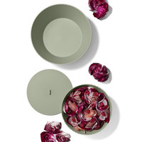 Saladier en polypropylène pour le stockage des aliments, bol en plastique vert opaque personnalisé de 30cm de diamètre pour la cuisine, les mariages, carton