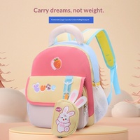 Nouveau Sac à Dos Scolaire Enfant Dinosaure Dessin Animé 2-6 Ans Unisexe Décontracté Polyvalent Doublure Polyester Respirant