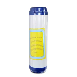 Softening water quality 10 inch water softener mixed resin filter cartridge