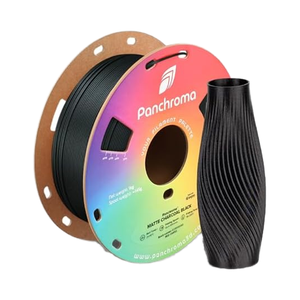 Filamento PLA Mate Polymaker Panchroma de 1 kg, 1.75 mm, Color Negro Carbón, Material de Impresión 3D, Anteriormente Polyterra, para la Mayoría de las Impresoras 3D FDM - Product Image 1