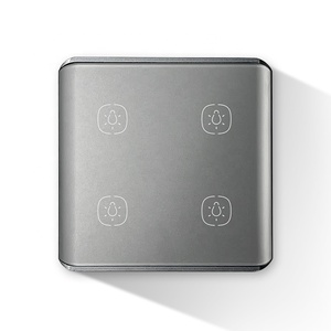Nuevo diseño de fábrica AG interruptor de vidrio esmerilado enchufe eléctrico Smart Life 220V interruptor inteligente ZigBee remoto LED luz tuya - Product Image 6