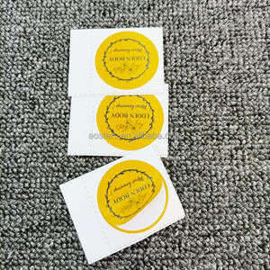 Etiquetas de embalaje de PVC con logotipo privado, bajo MOQ, hoja de acabado superficial brillante, Fabricante de pegatinas <span class=keywords><strong>para</strong></span> gafas - Product Image 2