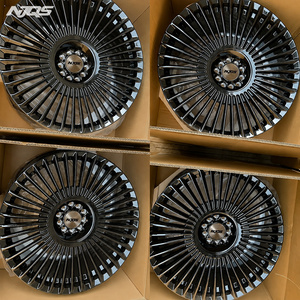 NJQS 车轮 24 英寸黑色合金轮毂 钢制锻造 - Product Image 2