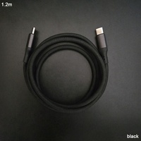 Personalizable a granel más barato Simple Durable tela trenzada PD carga USB tipo C a 8 pines Cables