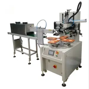full Auto Silk Screen Printing Machine For School Ruler Flat Screen Printing Machine For Leather