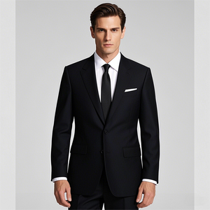 Grande Vente Costumes et Blazers Sur Mesure <span class=keywords><strong>Homme</strong></span> (MTM) Confectionnés à la Main Vestes Modernes Unies pour Hommes Nouveau Design - Product Image 2