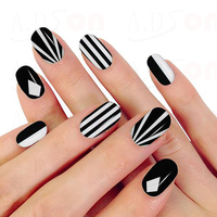 Autocollant de transfert d'eau personnalisé pour l'art des ongles, décalcomanie pour ongles, papier blanc imprimable pour transfert d'eau, personnalisable
