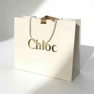 Bolsa <span class=keywords><strong>de</strong></span> <span class=keywords><strong>Papel</strong></span> Kraft Personalizada para Compras al por Menor con Asas <span class=keywords><strong>de</strong></span> Lujo para Ropa y Regalos, <span class=keywords><strong>Mini</strong></span> Empaque Impreso con Logotipos - Product Image 3