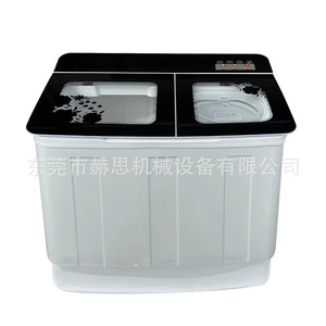 เครื่องซักผ้ามินิแบบสองถัง 720x435x820 มม. โครงสร้างพลาสติก ใช้ไฟฟ้า สำหรับใช้ในบ้าน - Product Image 4