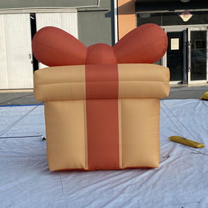 Trung tâm trang trí 1.75m Hộp Quà Tặng bơm hơi tùy chỉnh thổi lên mô hình hiện tại Hộp Quà Tặng Lễ Hội bơm hơi để hiển thị - Product Image 1