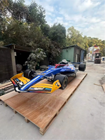 Sculpture de voiture de Formule 1 sur mesure, grand modèle réduit grandeur nature en résine et fibre de verre pour collection et exposition des passionnés de voitures