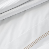 Vente en gros de linge de lit Nantong, ensemble de literie 100% coton, broderie colorée, linge de lit d'hôtel/drap/housse de couette