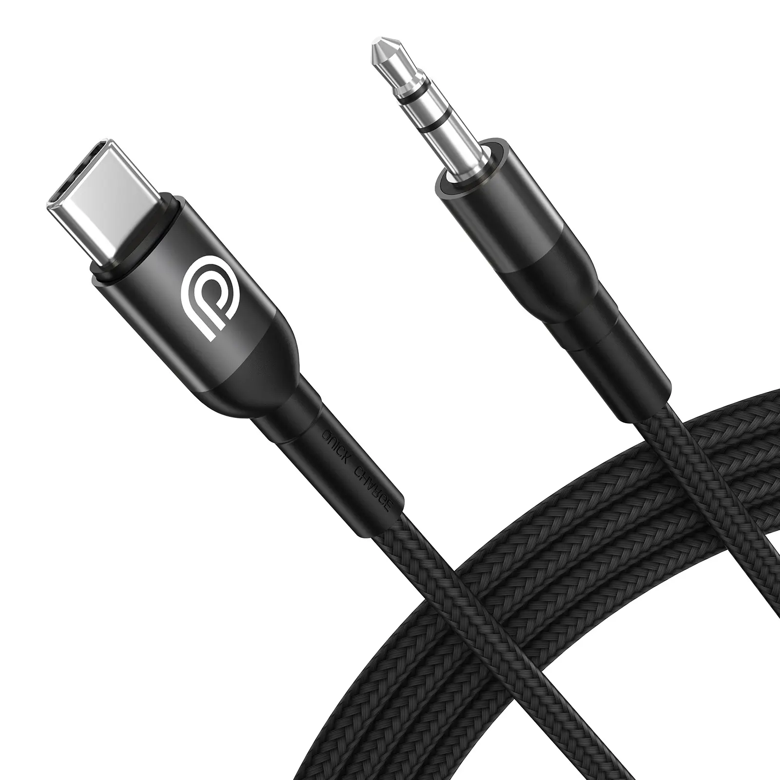 Factory Customized 3.9ft Nylon Braid Phone i to 3.5mm earphone Jack Car Audio Adapter Cable For ipod