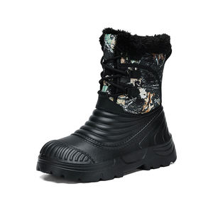 נעלי הרים אופנתיות לגברים של Greatshoes, מגפי שלג חורפיים עמידים למים לגברים, מגפי עור לגברים בעיצוב אישי - Product Image 1