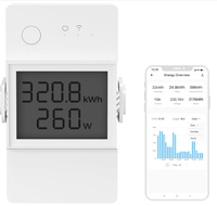AIsmartlink SONOFF POWR320D Elite 20A Interrupteur intelligent avec surveillance de la consommation d'énergie, module universel pour maison intelligente
