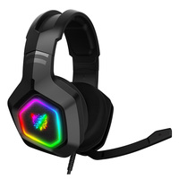 Casque de jeu filaire ONIKUMA K10 PRO avec éclairage RGB, haut-parleurs 50 mm, basses stéréo, micro anti-bruit, casque supra-auriculaire pour PC PS4 PS5