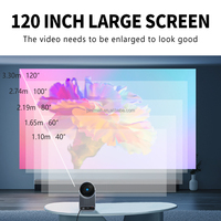 PG900 Smart WIFI 3D LCD Vidéo Full HD 1080P LED Home Cinéma Projecteur 4K Proyector (Console de jeu d'arcade gratuite)