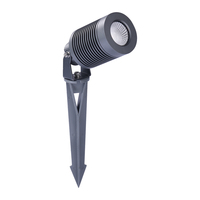 Projecteur LED COB 15W personnalisable, indice de protection IP65, DC24V, aluminium, pour jardin, options de réflecteur 30/45/60, lumière à intensité variable