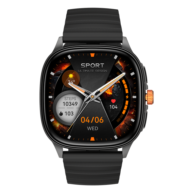 2026 Wholesale AMOLED Android Smart Watch with SIM Card, Bluetooth, Waterproof Fitness & Outdoor Sports Watch for Men Women