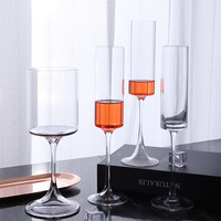 Verres à vin rouge ou à champagne pas chers, gobelets debout, flûtes à champagne, ensemble de verres pour mariage et fête