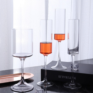 BACLIFE Crystal Champagne Flutes Set Of 6 - Hand Blown Italian Style - View #7
