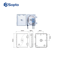 Mini répartiteur de fibre extérieur réseau 2/4/6 ports adapté au boîtier de distribution optique FTTX de type SC/LC