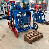 Machine à briques creuses 4-35B, équipement de moulage de blocs de béton pour les projets de toiture et de construction