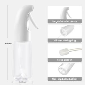 Wholesale Reusable 160ml 200ml White Transparent Continuous <b>Spray</b> Bottle <b>Moisturizing</b> Hair Mini Fine Mist <b>Spray</b> Bottle - Product Image 3