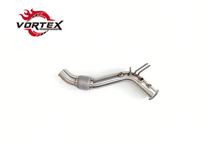 Sistema de Escape de Alto Rendimiento Vortex de Acero Inoxidable 304 con Acabado Espejo para F20 F21 B47 N47N, Tuning de Carreras - Product Image 3