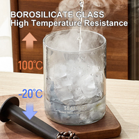Luchtdicht koffiebonenbusje met hoogwaardig borosilicaatglas, one-touch sluiting, vershoudventiel met CO2-meter en versheidstracker