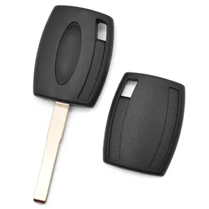 Topbest Replacement Key Case Cover for F-ord Focus Transponder Key Shell HU101 Blade Vehicle Keys