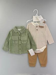 Ensemble de vêtements d'hiver pour bébé garçon, veste, chemise, pantalon, chaussettes, ensembles de vêtements pour garçons, vêtements pour tout-petits, vente en gros, 3-24 mois - Product Image 6