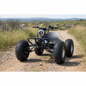 Kart <span class=keywords><strong>électrique</strong></span> tout-terrain haute puissance pour course d'aventure 48V 1500W Buggy avec freins à disque et phares LED GO Kart - Product Image 1