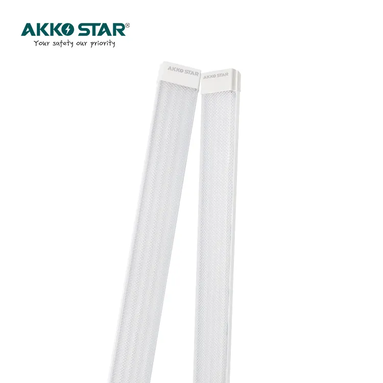 AKKO STAR T8 LED-Röhre Niedrigenergie-Kunststoff Eisen 28w 1,2 M 6500K Staub dichte LED-Latten leuchte Linear PC Weiß Hotel IP65 70-20-50