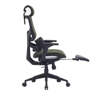 Chaise de bureau pivotante à dossier haut JR RACING Anji Factory, design moderne, chaise ergonomique en mesh pour gamer, base à cinq étoiles pour la maison et le bureau