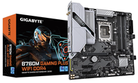GIGABYTE B760M Gaming Plus WiFi DDR4 LGA 1700 M-ATX Motherboard 2x M.2 PCIe 4.0 USB 3.2 Gen 1 Depan 6GbE LAN Q-Flash Intel Baru