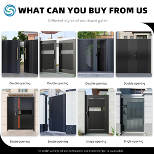 Chất lượng cao hiện đại cơ giới có thể thu vào Bifold đường lái xe gấp cửa thép không gỉ cho <span class=keywords><strong>home</strong></span> & Villa mở phong cách thiết kế - Product Image 5