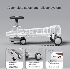 Voiture électrique pivotante anti-renversement pour adultes Parents-enfants Voiture coulissante pour enfants fournie par les fabricants - Product Image 5