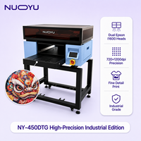 Nieuwe 720x1200dpi hoge precisie automatische DTG industriële textielprinter met pigmentinkt voor katoen