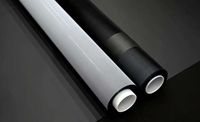 Film de protection de voiture TPU PPF Eclipse solaire, blanc à noir, changeant de couleur, noir mat avec fonction auto-cicatrisante pour la carrosserie