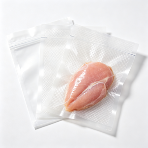 Transparent PE Vacuum Food <b>Bags</b> Roll Resealable Packaging Pouches for Meat Kitchen Storage - Product Image 1