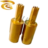 Perforateur pneumatique à encoche en V de haute précision, perforateur à dents en V pour machine à fabriquer des sacs en plastique, perforateur à dents de scie