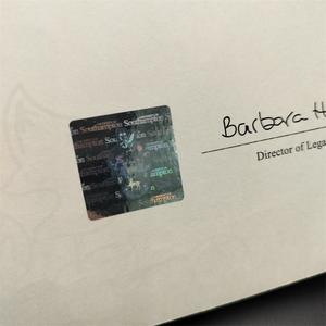 Papier de certificat de sécurité A4 personnalisé avec filigrane et papier de certificat universitaire d'impression à chaud rouge - Product Image 4