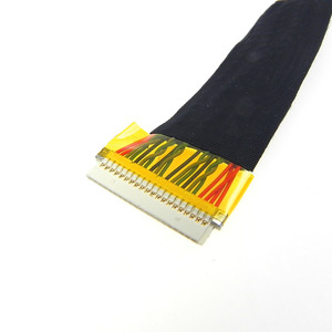 Câble plat FPC blindé sur mesure DF19-20S-1C, pas de 1,0 mm, 20 broches, pour faisceau de câblage LVDS, en cuivre étamé, pour affichage médical embarqué - Product Image 2