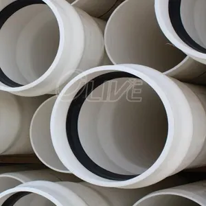 6.5 Inch Underground Pvc Pipe Price List 140mm 110mm Irrigation Agricultural 160mm Large Diameter Pvc U Pipes