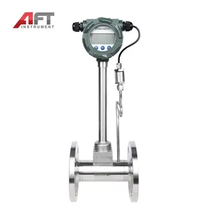 steam compressed air flow meter biogas vortex flowmeter