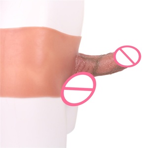 Мужские слитные штаны из силиконовой кожи, сексуальные секс-игрушки для взрослых, с полым рукавом, плотное и мягкое нижнее белье - Product Image 4